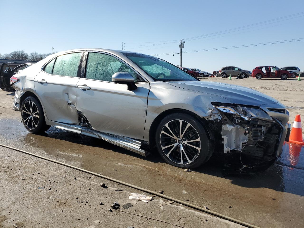 2019 Toyota Camry VIN 4T1B11HK1KU730766 Copart auction photo, all over damage thumbnail 4