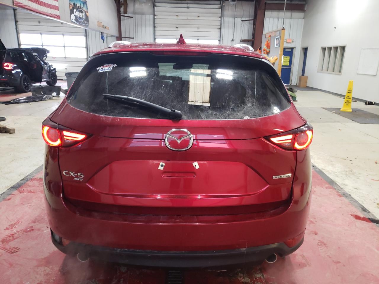 2021 Mazda CX-5 VIN JM3KFBDM1M1439215 Copart auction photo, front end damage thumbnail 6