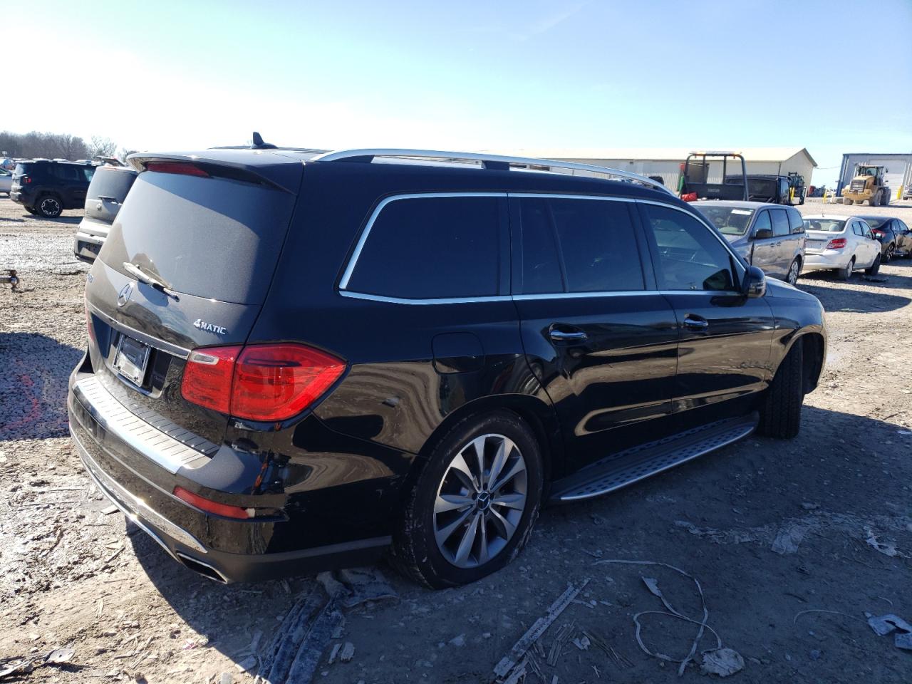 2014 Mercedes-Benz GL-klasse VIN 4JGDF7CE1EA331909 Copart auction photo, mechanical / minor dent/scratches damage thumbnail 3