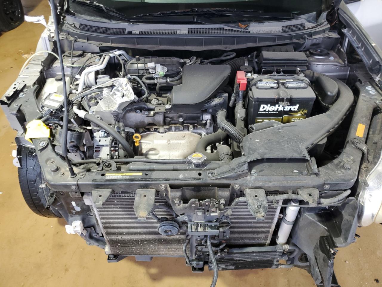 2012 Nissan Rogue VIN JN8AS5MT7CW295619 Copart auction photo, front end / side damage thumbnail 12