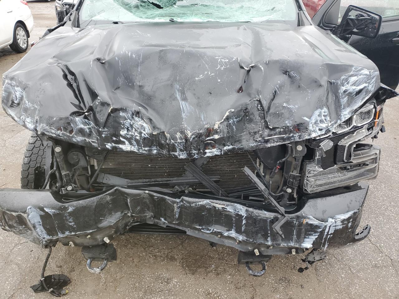 2020 Chevrolet Silverado VIN 1GCUYEED7LZ127556 Copart auction photo, all over / mechanical damage thumbnail 12