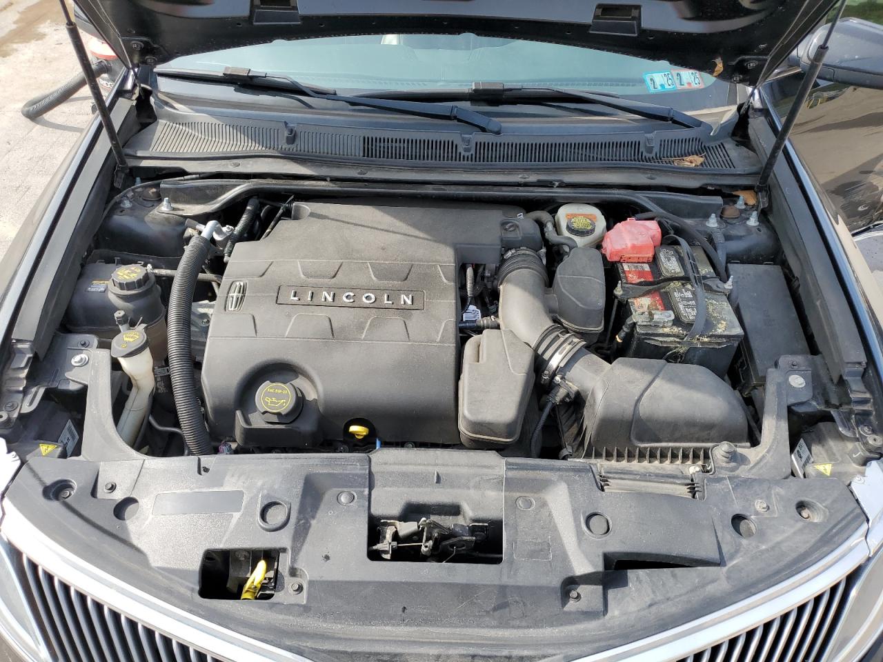 2015 Lincoln MKS VIN 1LNHL9EK0FG608511 Copart auction photo, rear end / side damage thumbnail 11