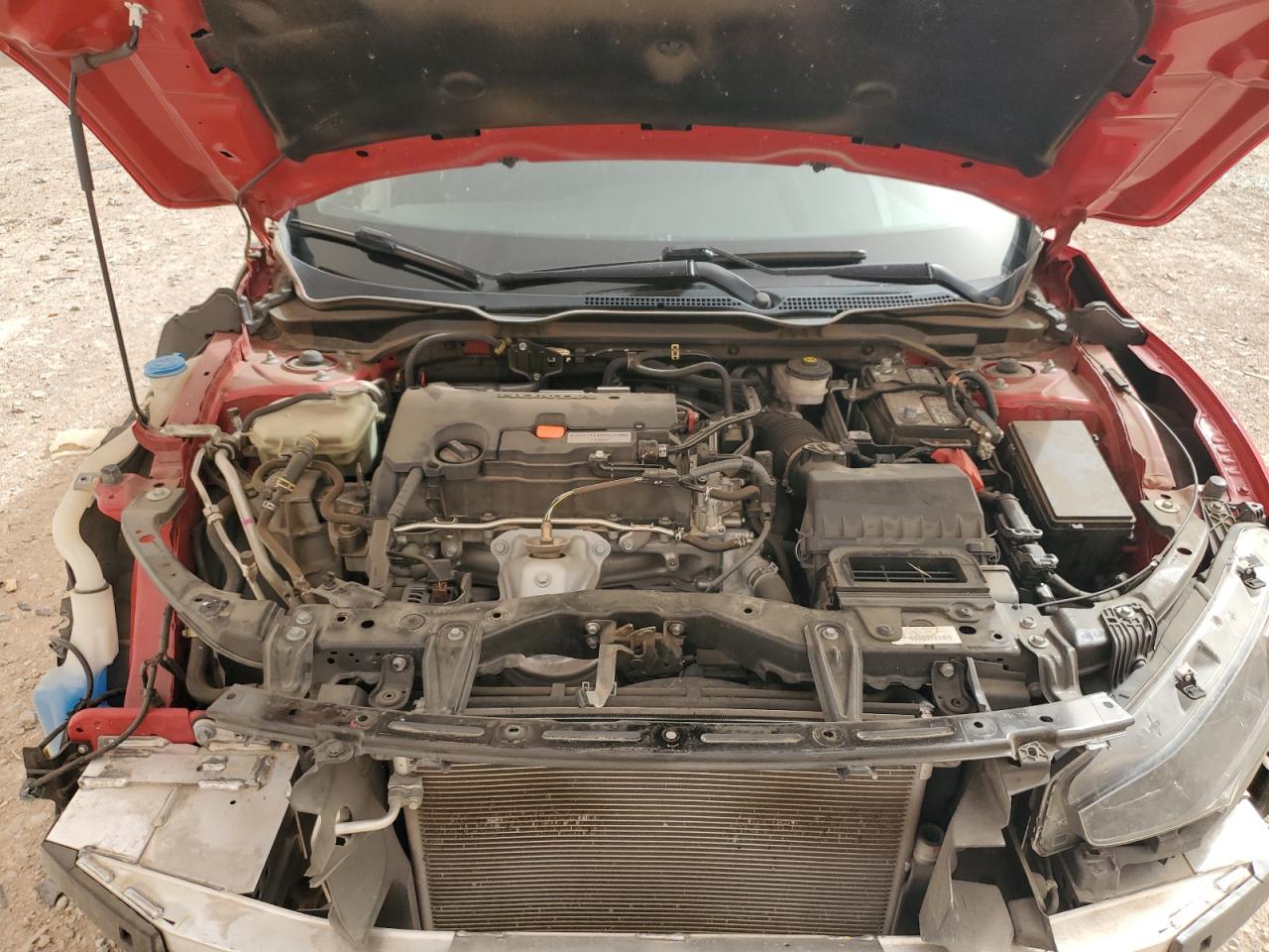2021 Honda Civic VIN 2HGFC2F84MH536723 Copart auction photo, front end / side damage thumbnail 11