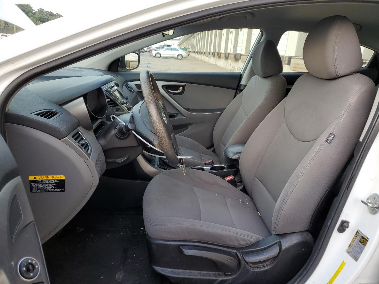 2016 Hyundai Elantra VIN 5NPDH4AE2GH662493 Copart auction photo, front end / all over damage thumbnail 7