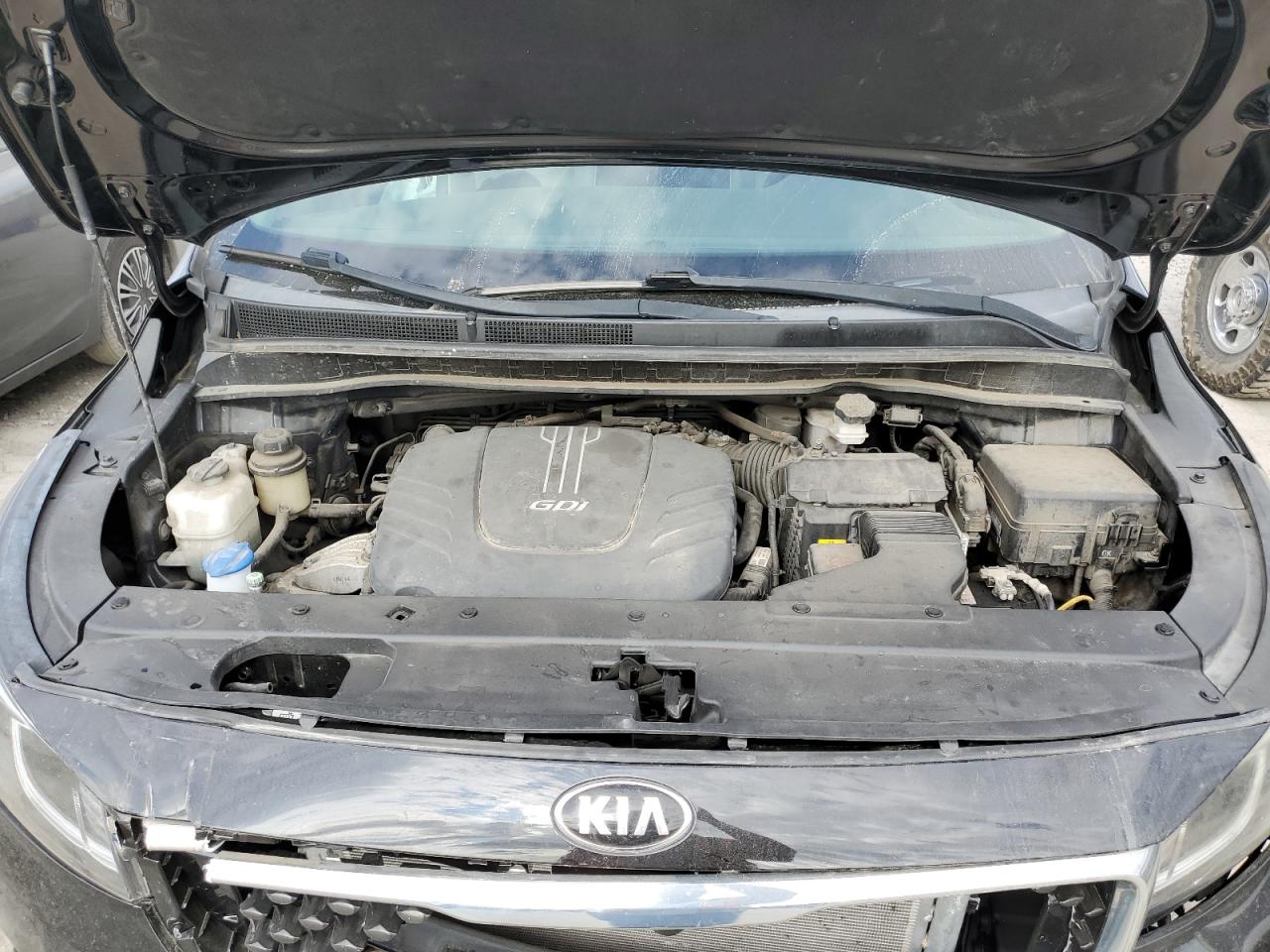 2017 KIA Sedona VIN KNDMB5C11H6265998 Copart auction photo, front end / side damage thumbnail 12