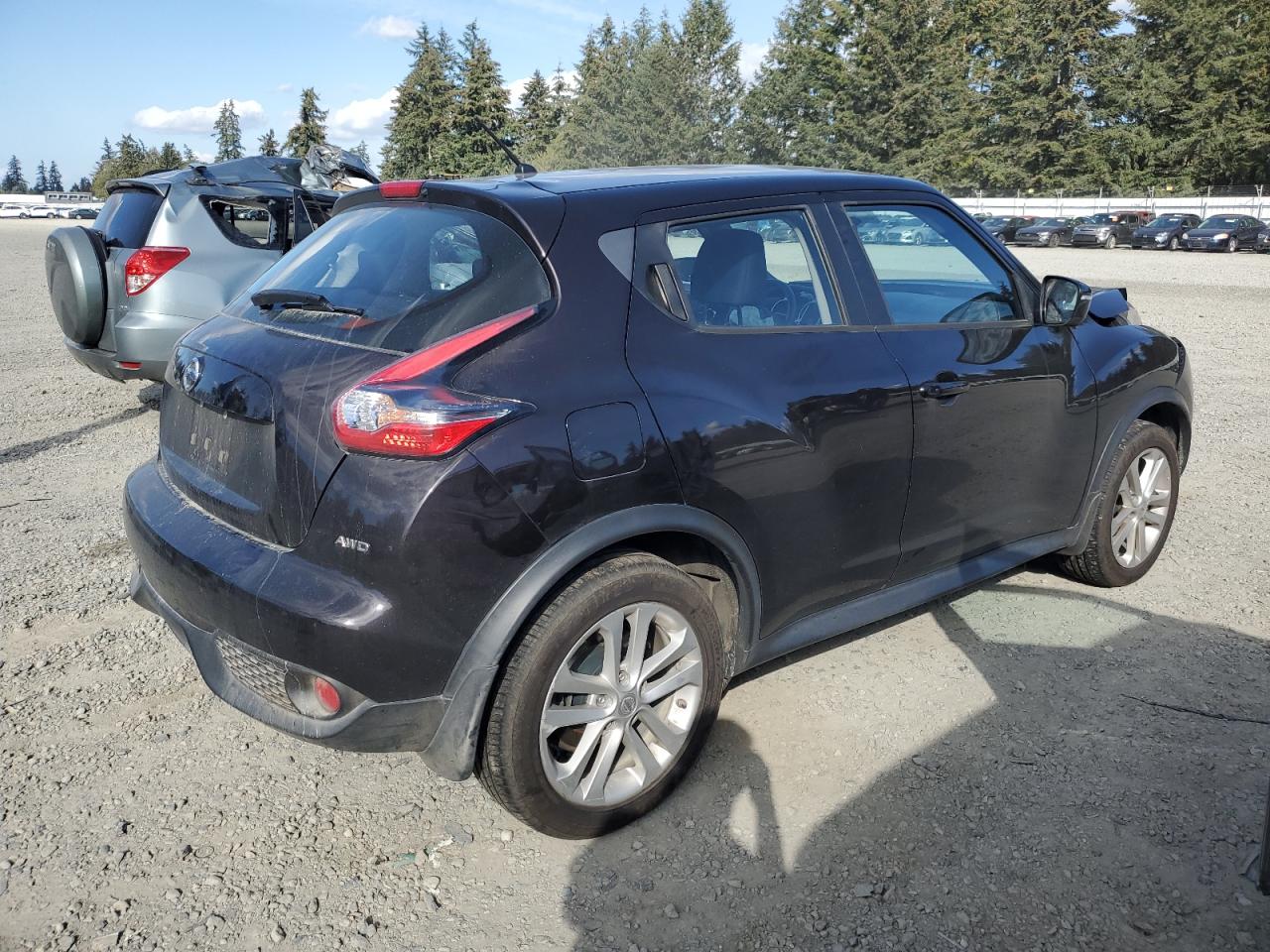 2015 Nissan Juke VIN JN8AF5MV5FT562896 Copart auction photo, front end damage thumbnail 3