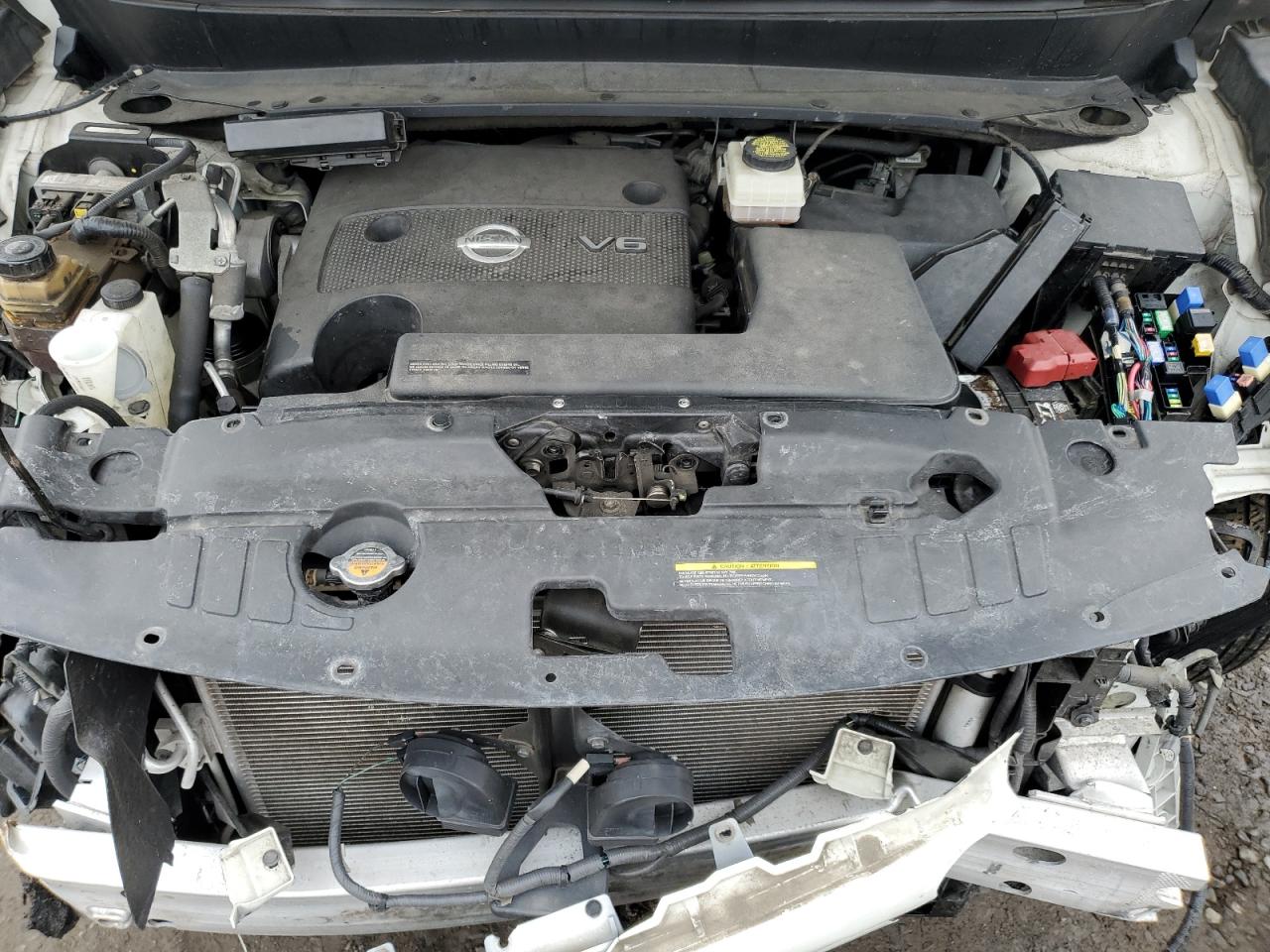 2016 Nissan Pathfinder VIN 5N1AR2MM7GC603762 Copart auction photo, front end damage thumbnail 13