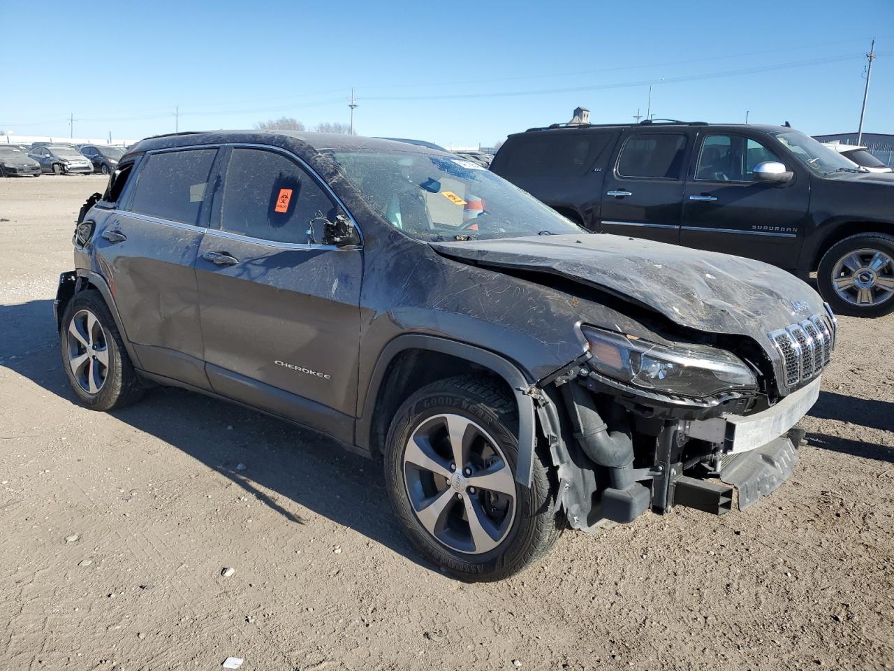 2020 Jeep Grand Cherokee VIN 1C4PJMDN7LD546011 Copart auction photo, rollover damage thumbnail 4