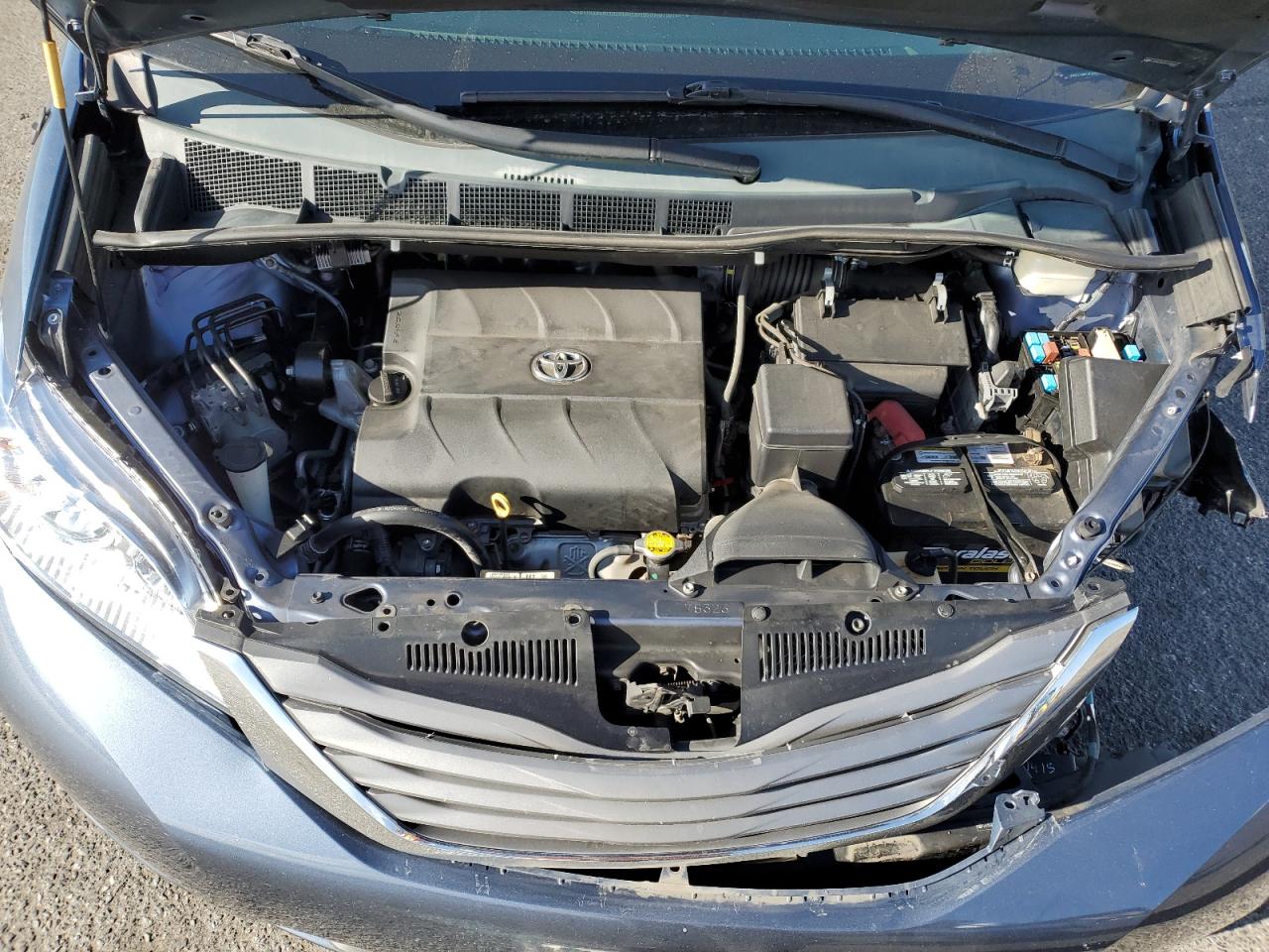 2014 Toyota Sienna VIN 5TDYK3DC5ES499322 Copart auction photo, all over damage thumbnail 12