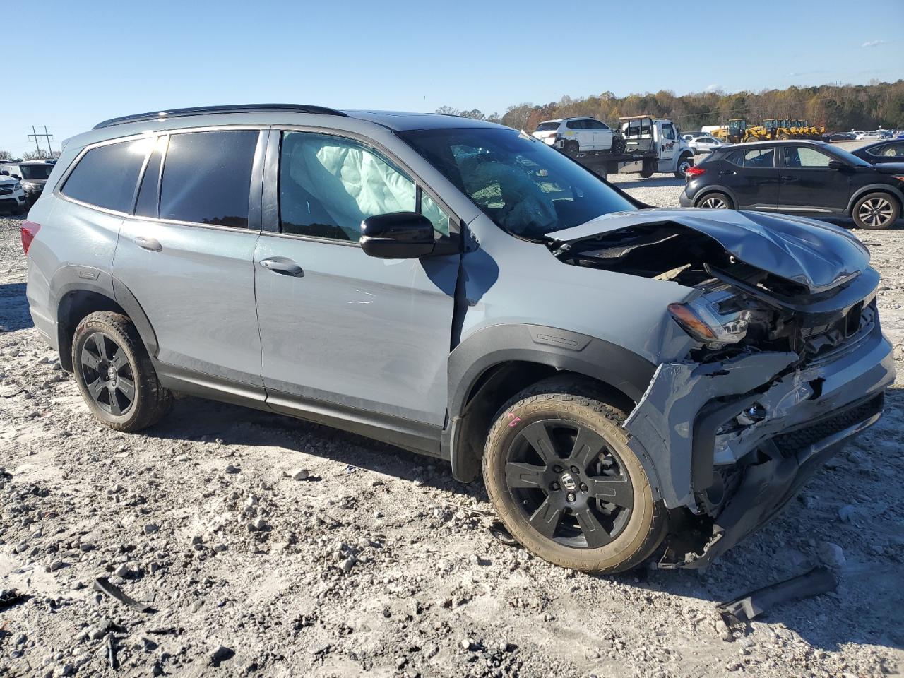 2022 Honda Pilot VIN 5FNYF6H87NB094305 Copart auction photo, front end damage thumbnail 4