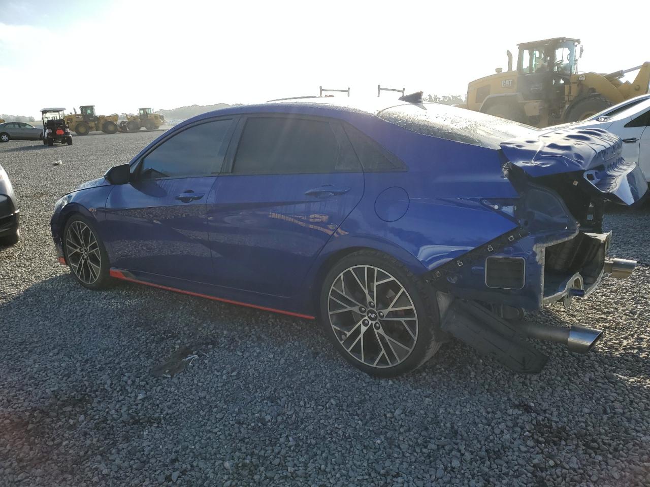 2022 Hyundai Elantra VIN KMHLW4AK1NU001690 Copart auction photo, rear end damage thumbnail 2