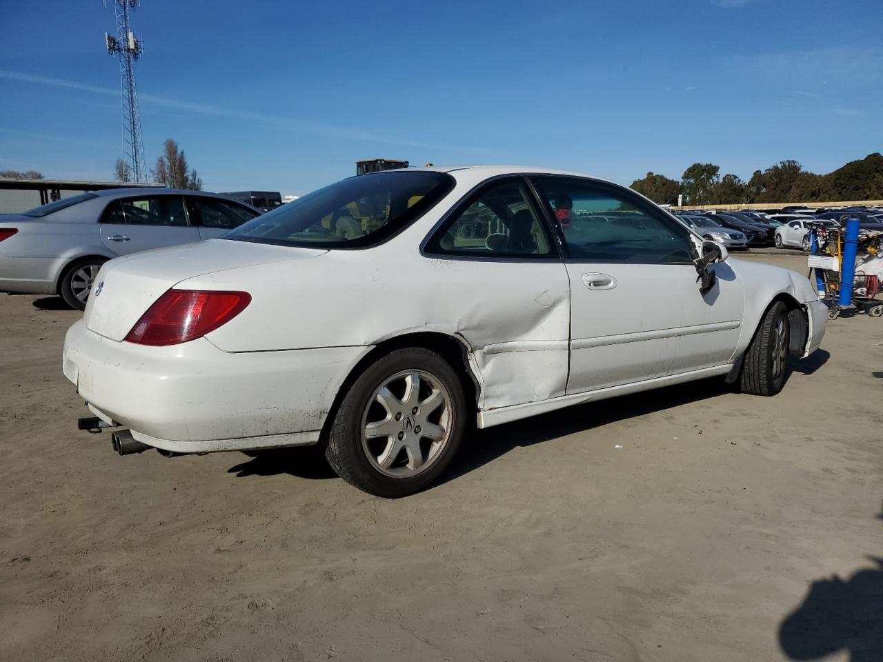 1998 Acura CL VIN 19UYA2254WL004534 Copart auction photo, side damage thumbnail 3