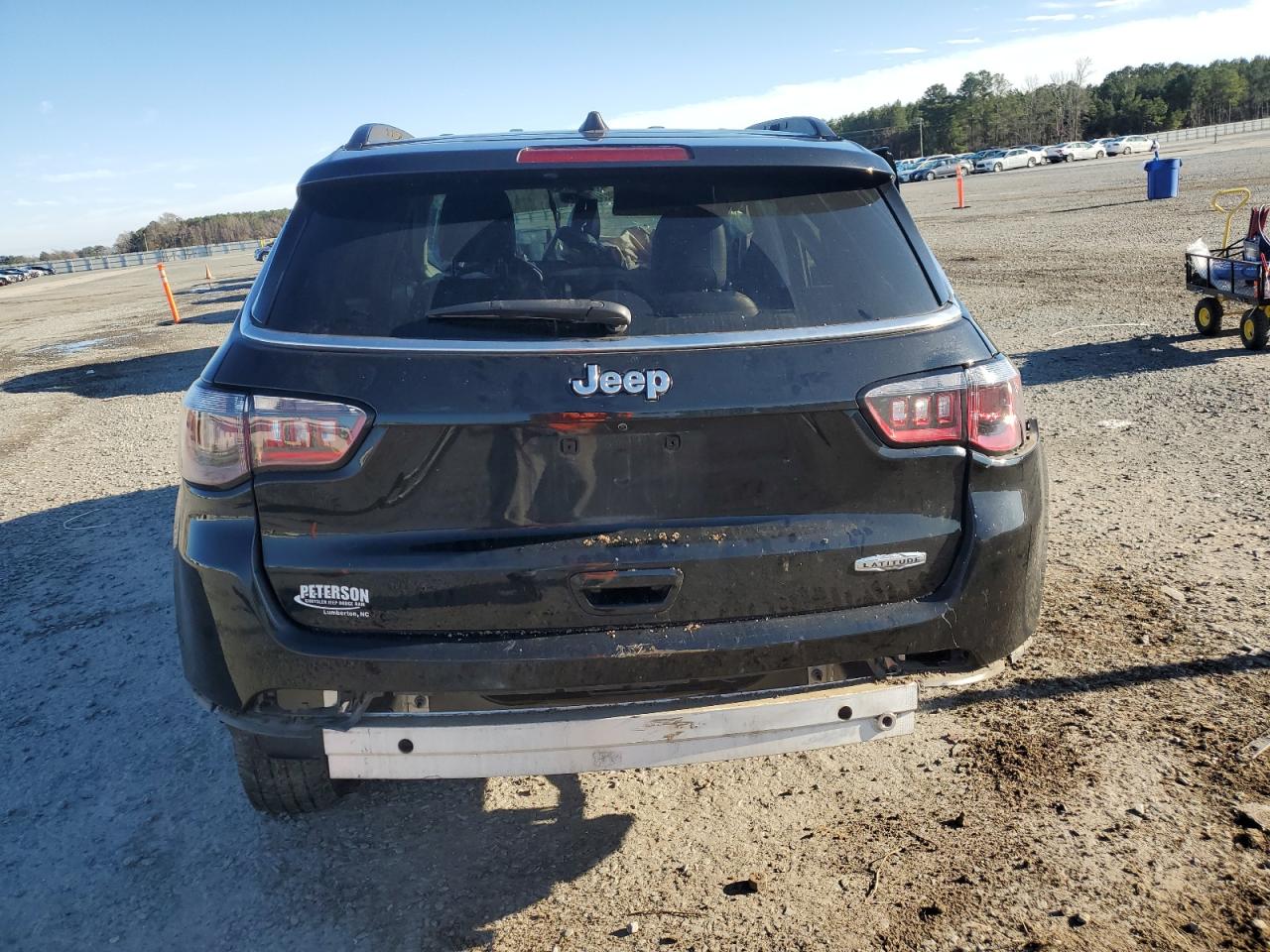 2021 Jeep Compass VIN 3C4NJCBB0MT523241 Copart auction photo, all over damage thumbnail 6