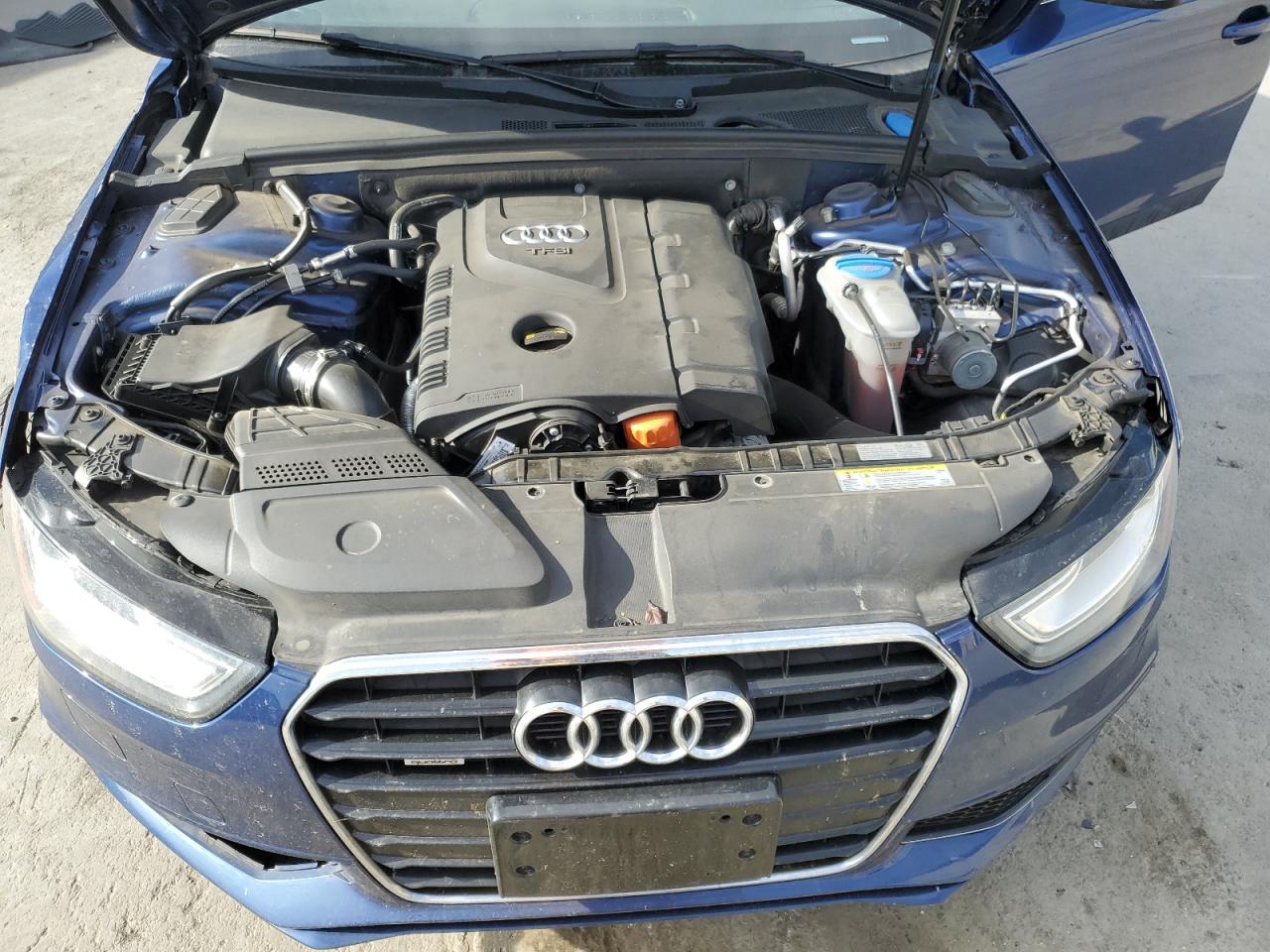 2014 Audi A4 VIN WAUFFAFL8EN034789 Copart auction photo, side / front end damage thumbnail 12