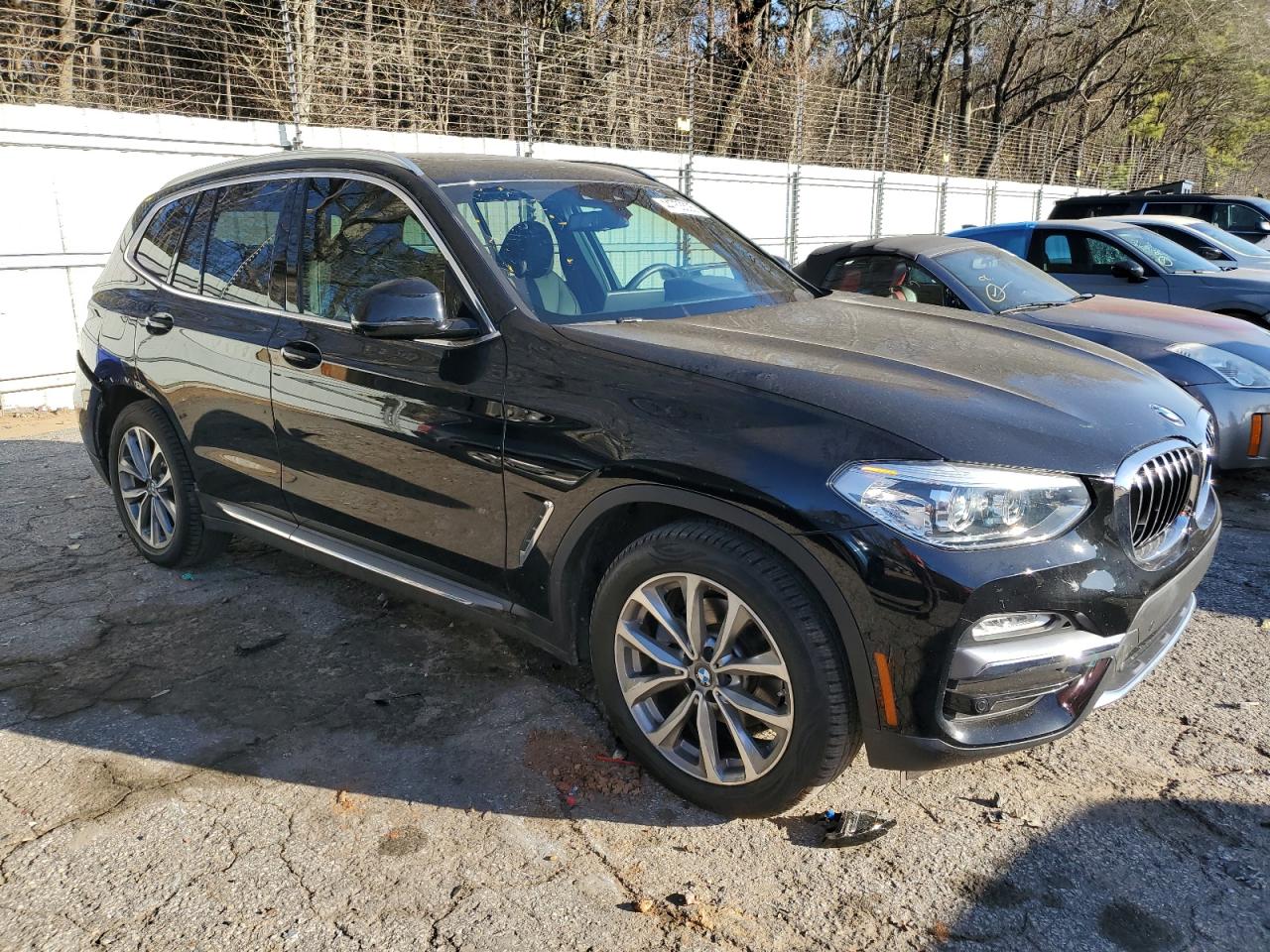 2019 BMW X3 VIN 5UXTR7C50KLR51124 Copart auction photo, rear end damage thumbnail 4