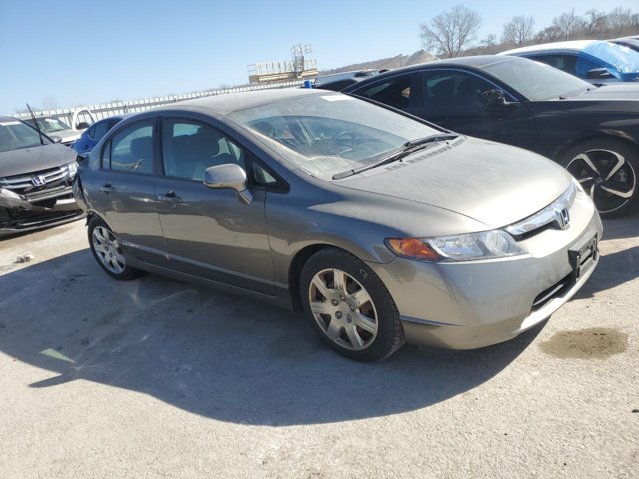 2006 Honda Civic VIN 1HGFA16596L132487 Copart auction photo, rear end damage thumbnail 4
