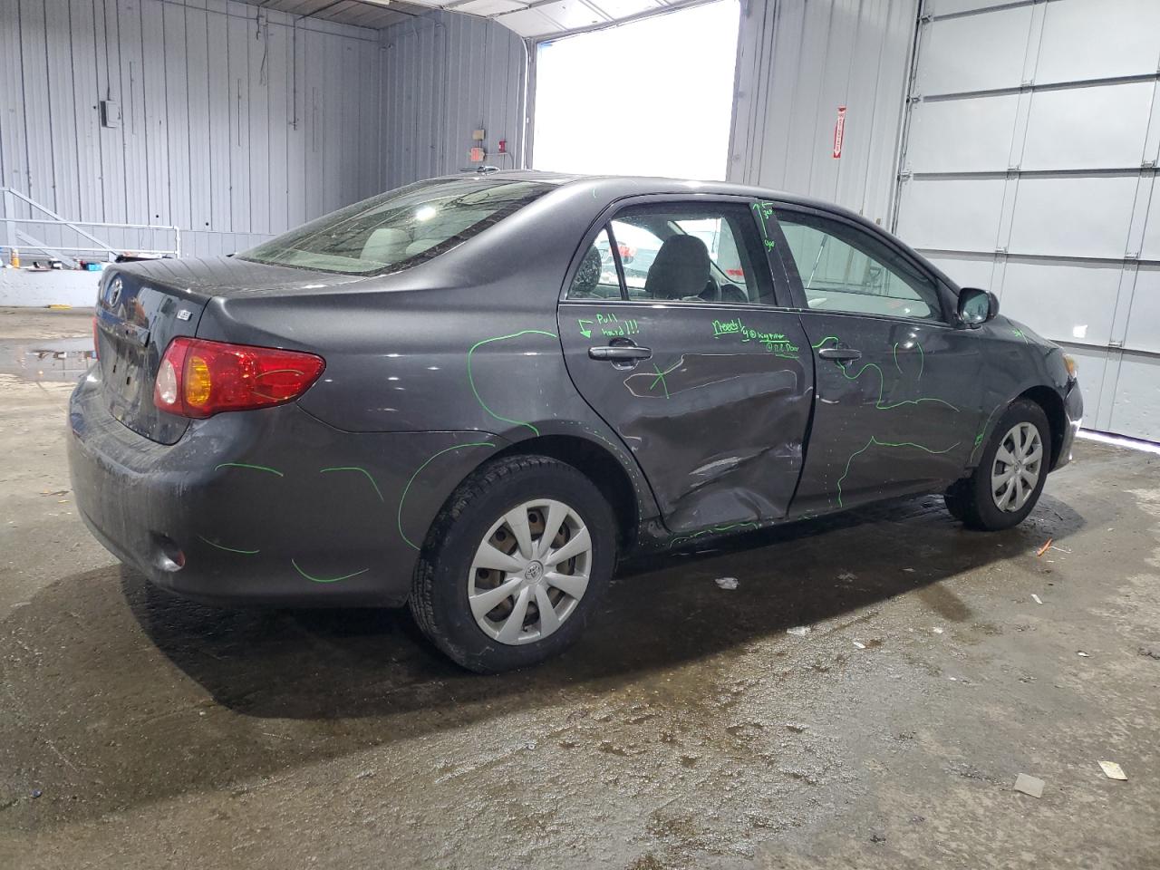 2010 Toyota Corolla VIN JTDBU4EE5AJ067407 Copart auction photo, all over damage thumbnail 3