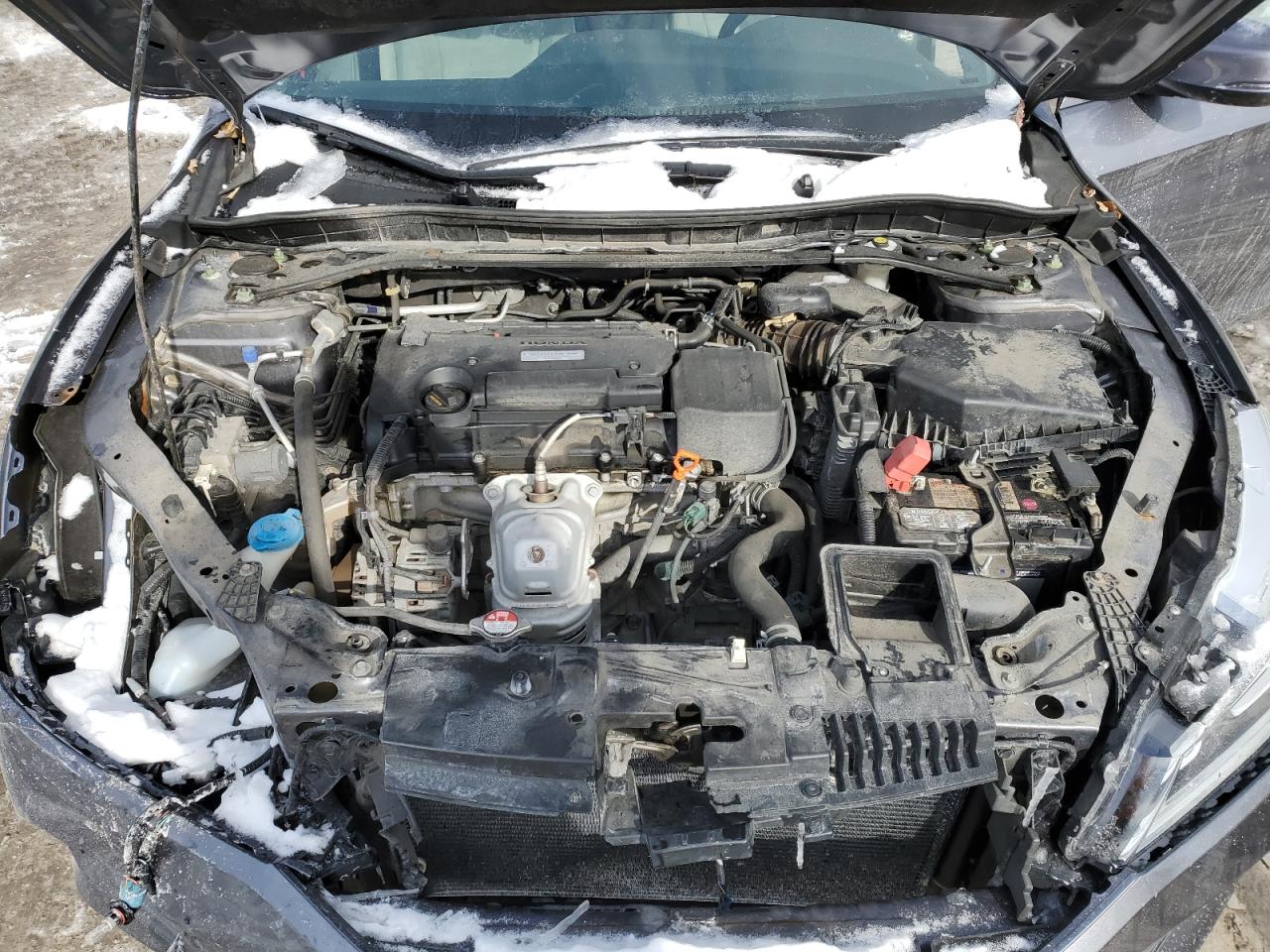 2017 Honda Accord VIN 1HGCR2F74HA173496 Copart auction photo, front end damage thumbnail 11