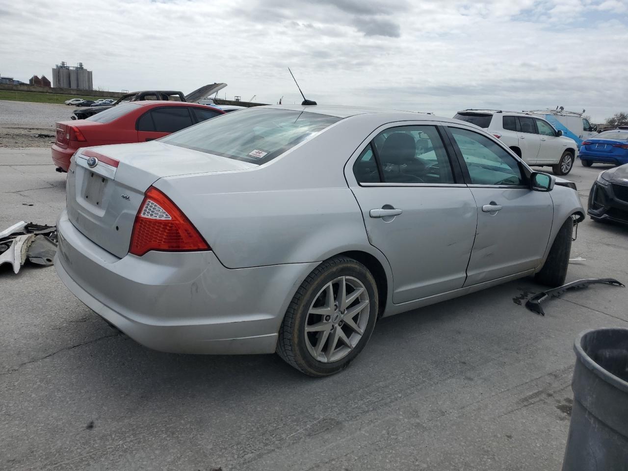 2012 Ford Fusion VIN 3FAHP0JA7CR216074 Copart auction photo, front end / side damage thumbnail 3
