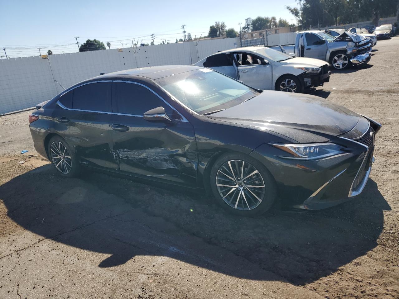2022 Lexus ES VIN 58ADA1C19NU026030 Copart auction photo, side / front end damage thumbnail 4