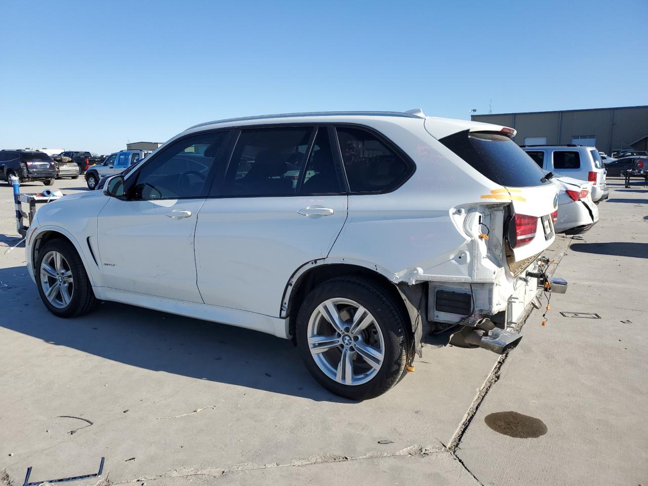 2015 BMW X5 VIN 5UXKR0C56F0K62909 Copart auction photo, rear end damage thumbnail 2