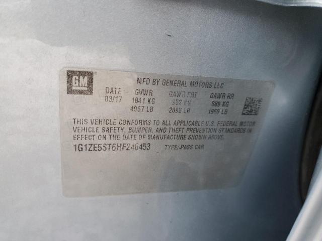 2017 Chevrolet Malibu VIN 1G1ZE5ST6HF246453 Copart auction photo, mechanical damage thumbnail 12