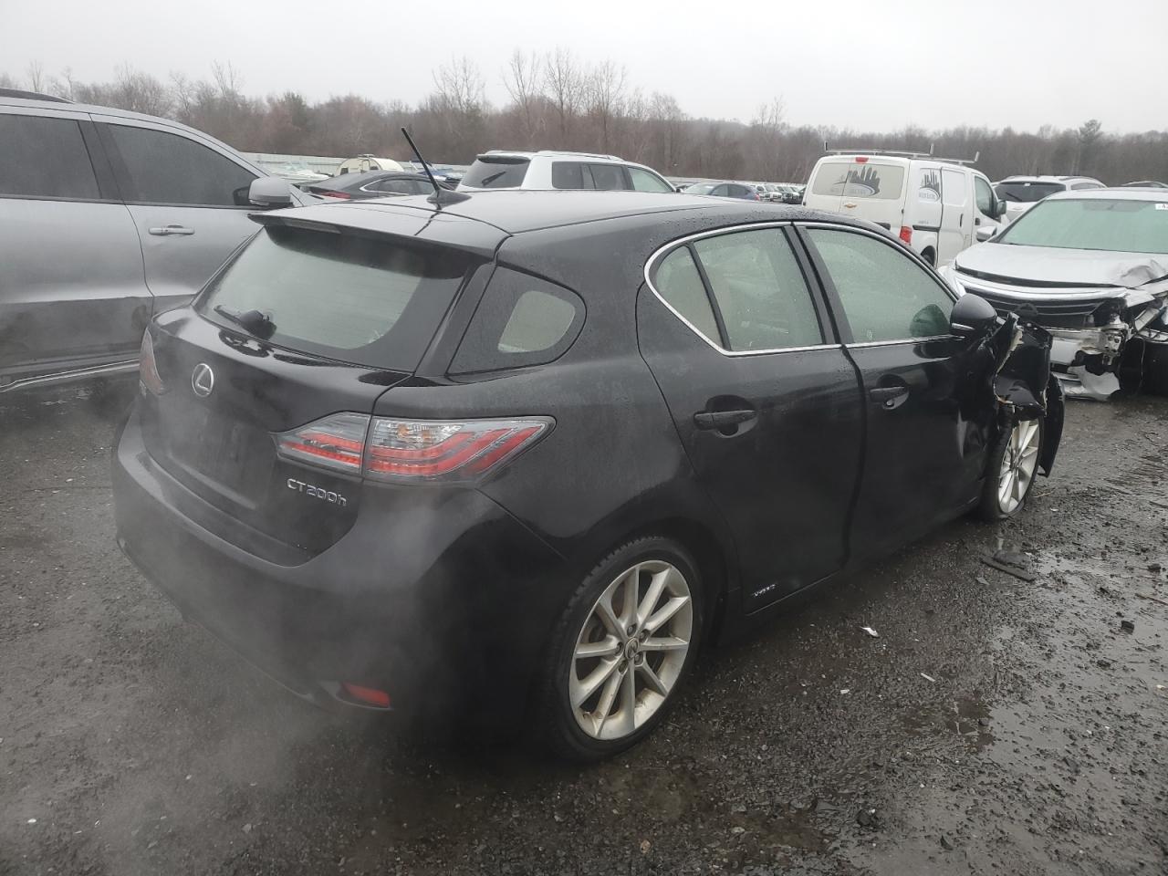 2012 Lexus CT VIN JTHKD5BH2C2060804 Copart auction photo, front end damage thumbnail 3