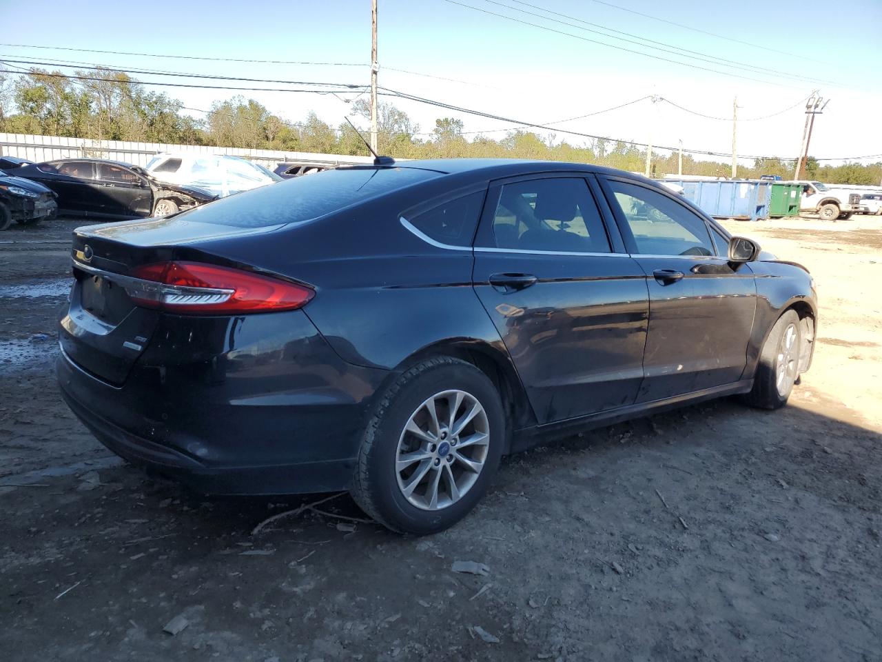 2017 Ford Fusion VIN 3FA6P0HD9HR246446 Copart auction photo, front end / undercarriage damage thumbnail 3
