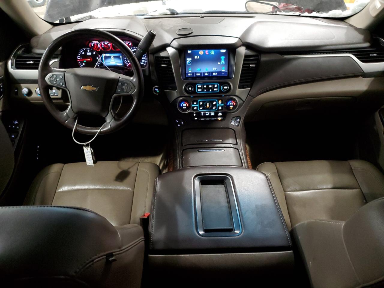2015 Chevrolet Tahoe VIN 1GNSKCKC6FR137838 Copart auction photo, undercarriage / minor dent/scratches damage thumbnail 8