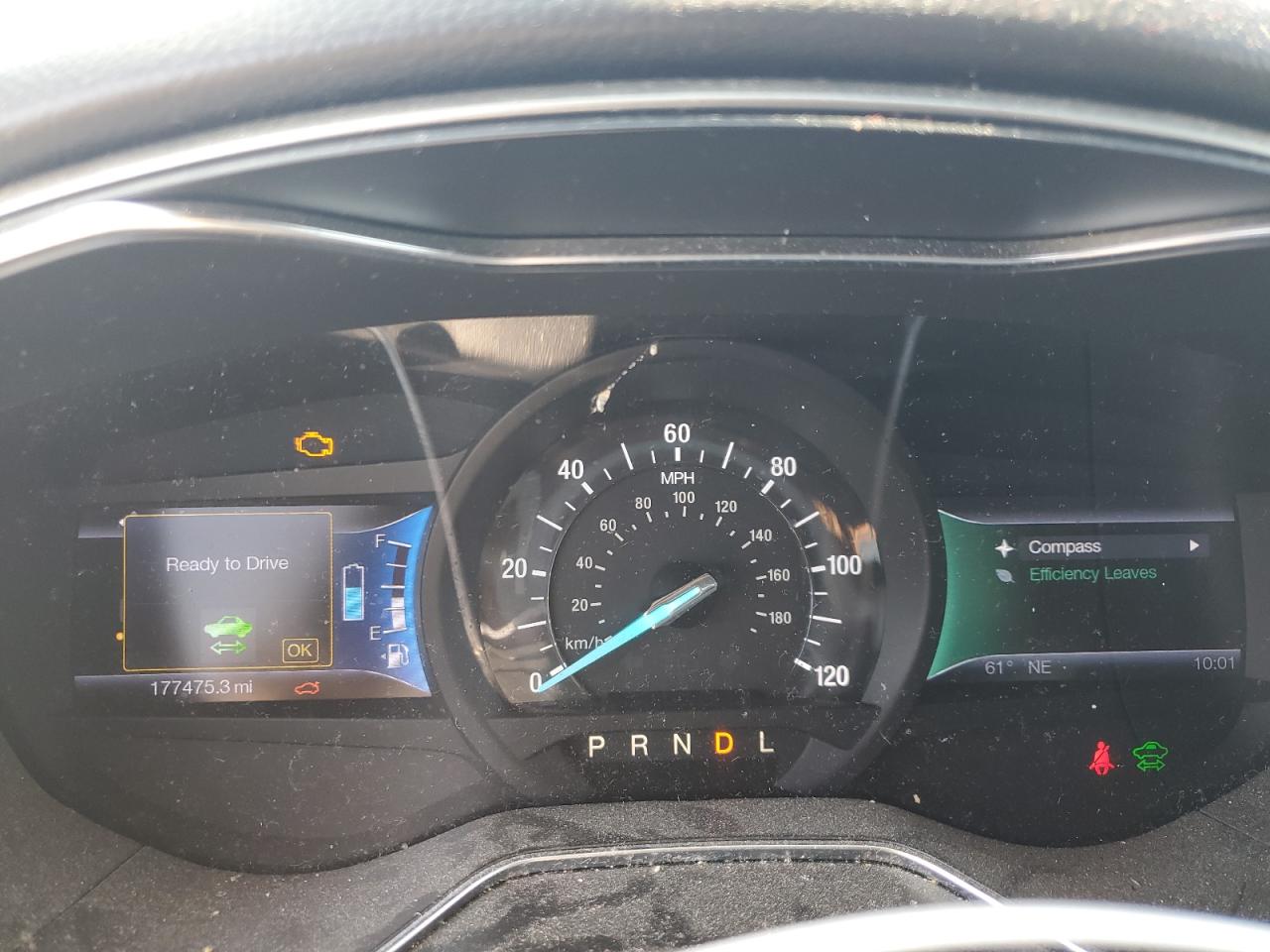 2013 Ford Fusion VIN 3FA6P0LU5DR266811 Copart auction photo, rear end damage thumbnail 9