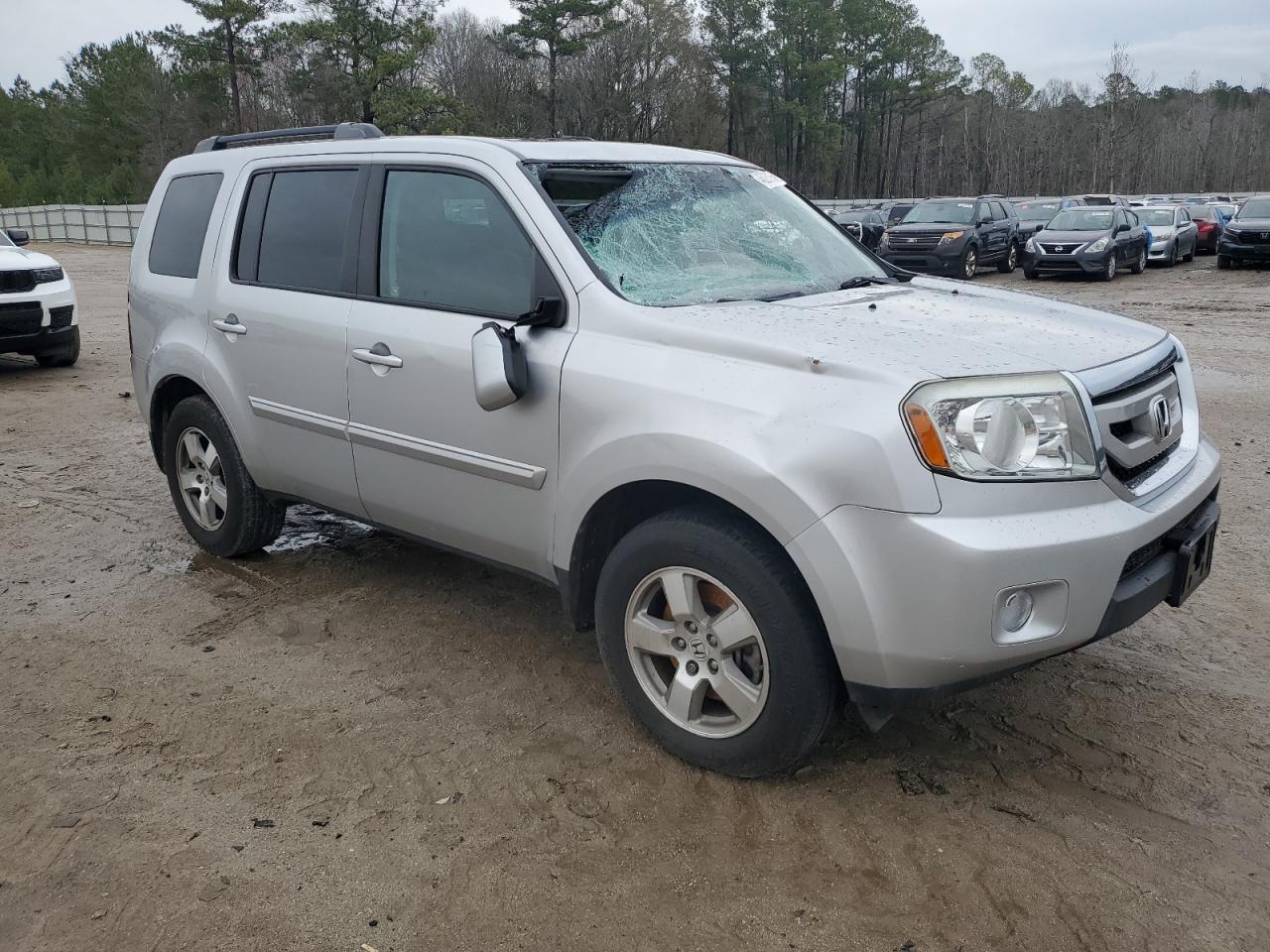 2011 Honda Pilot VIN 5FNYF4H53BB034284 Copart auction photo, front end damage thumbnail 4
