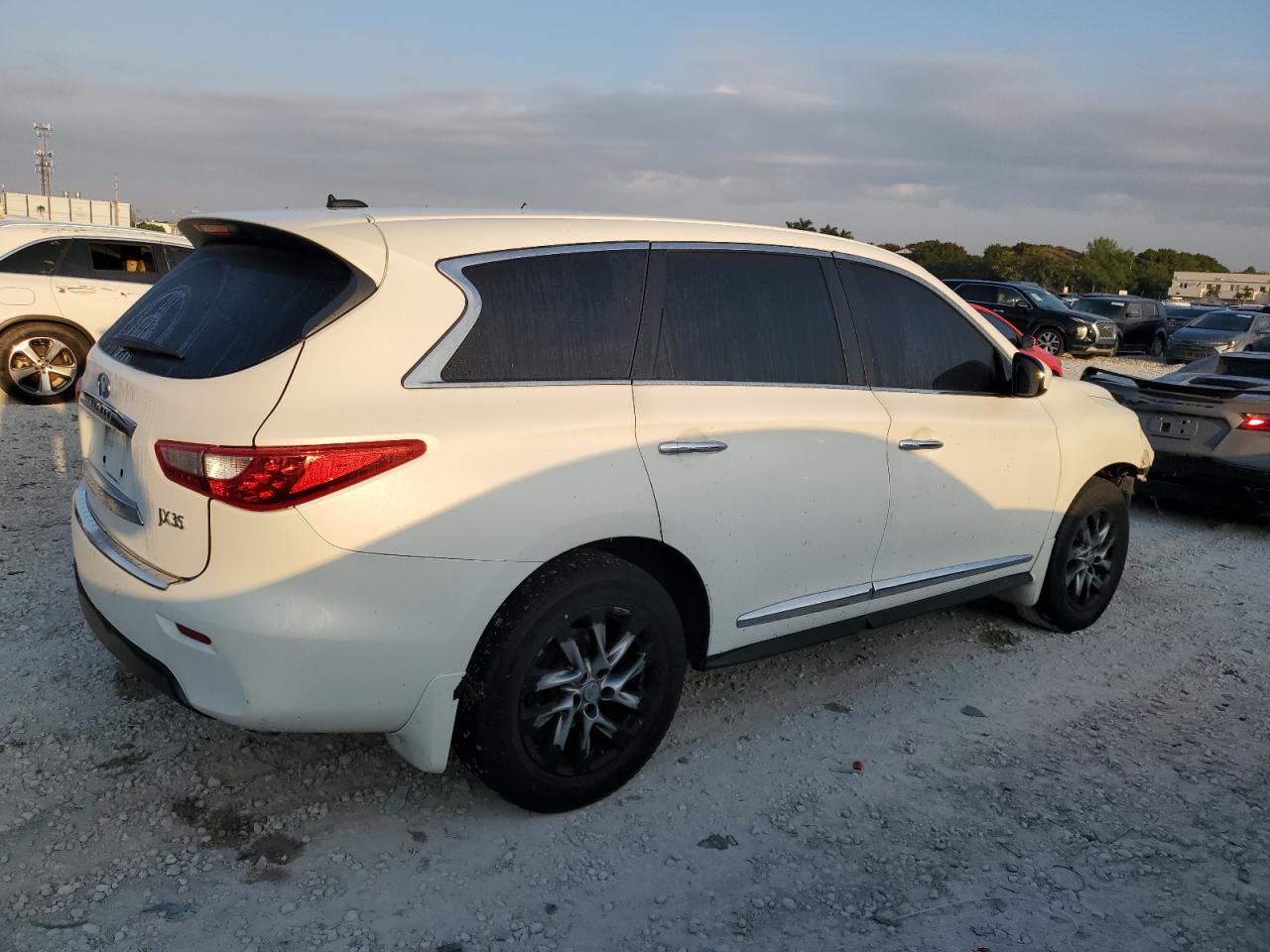 2013 Infiniti JX VIN 5N1AL0MM6DC344781 Copart auction photo, front end damage thumbnail 3