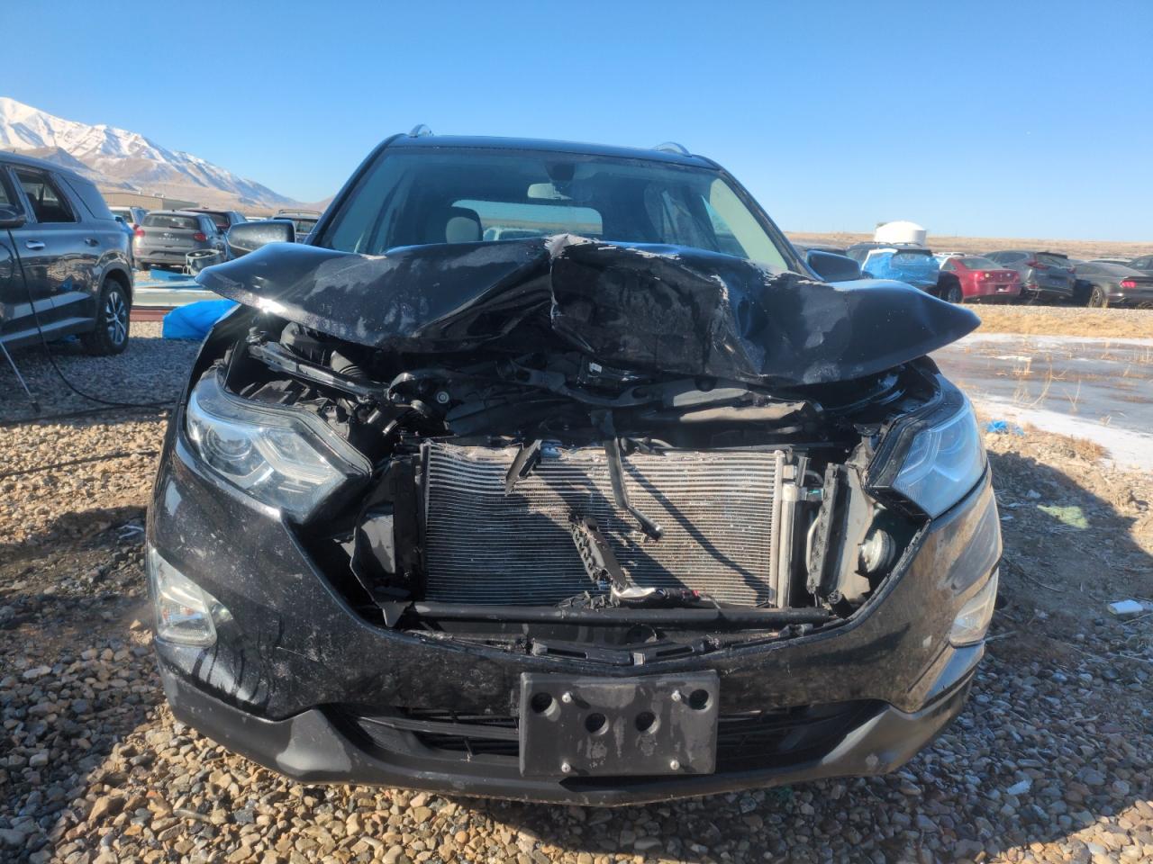 2018 Chevrolet Equinox VIN 3GNAXUEU6JL138673 Copart auction photo, front end damage thumbnail 5