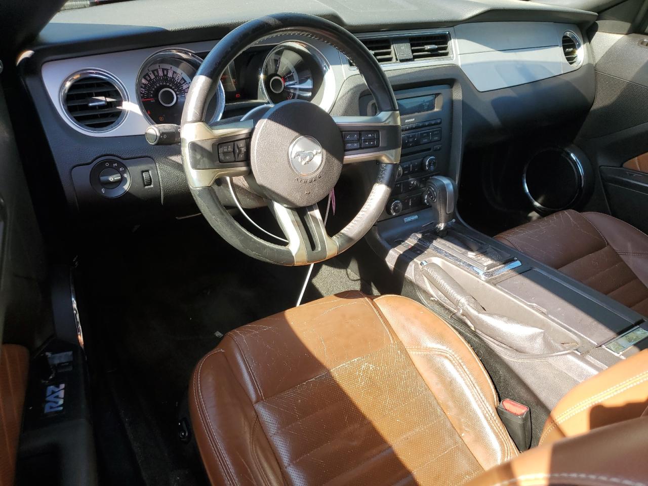 2013 Ford Mustang VIN 1ZVBP8AM7D5215630 Copart auction photo, front end / rear end damage thumbnail 8