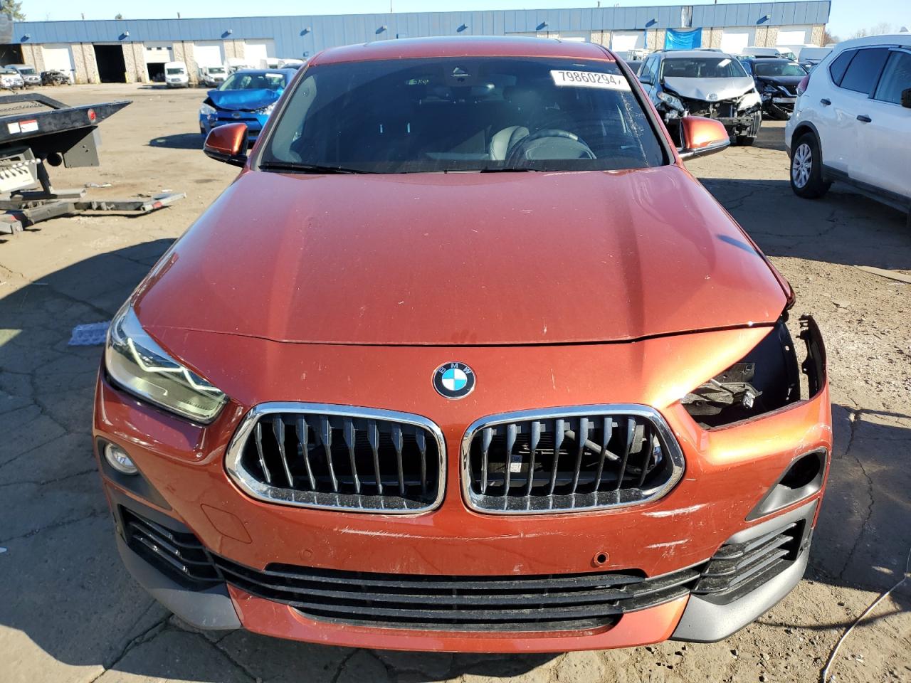 2019 BMW X2 VIN WBXYJ5C51K5N15604 Copart auction photo, front end damage thumbnail 5