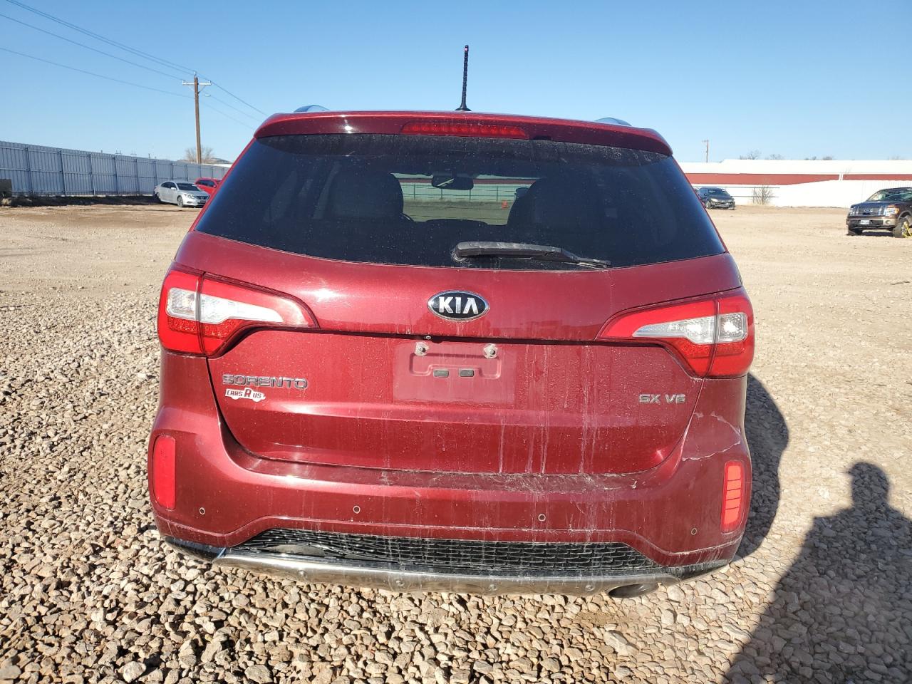 2015 KIA Sorento VIN 5XYKWDA76FG622700 Copart auction photo, rear end damage thumbnail 6