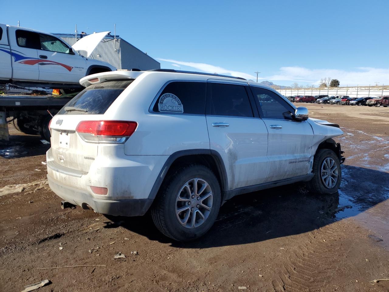 2014 Jeep Grand Cherokee VIN 1C4RJFBG9EC319436 Copart auction photo, all over damage thumbnail 3