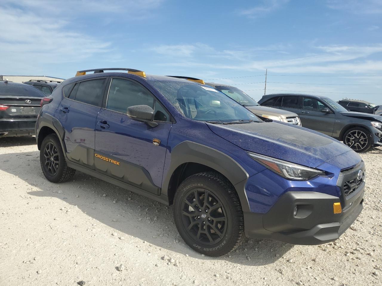 2024 Subaru XV VIN 4S4GUHU62R3841891 Copart auction photo, side / minor dent/scratches damage thumbnail 4