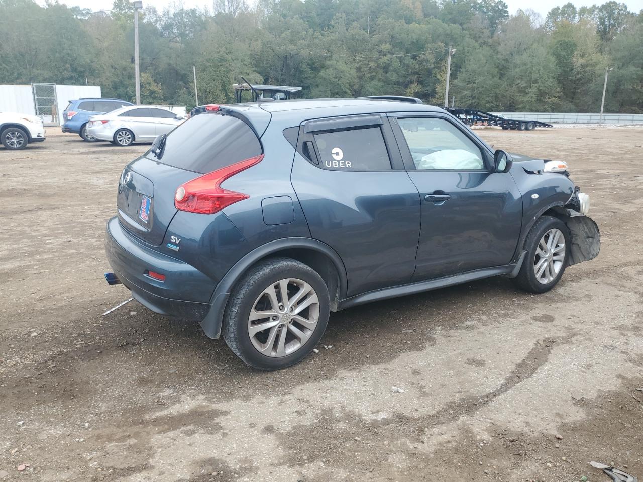 2013 Nissan Juke VIN JN8AF5MR0DT218215 Copart auction photo, front end damage thumbnail 3