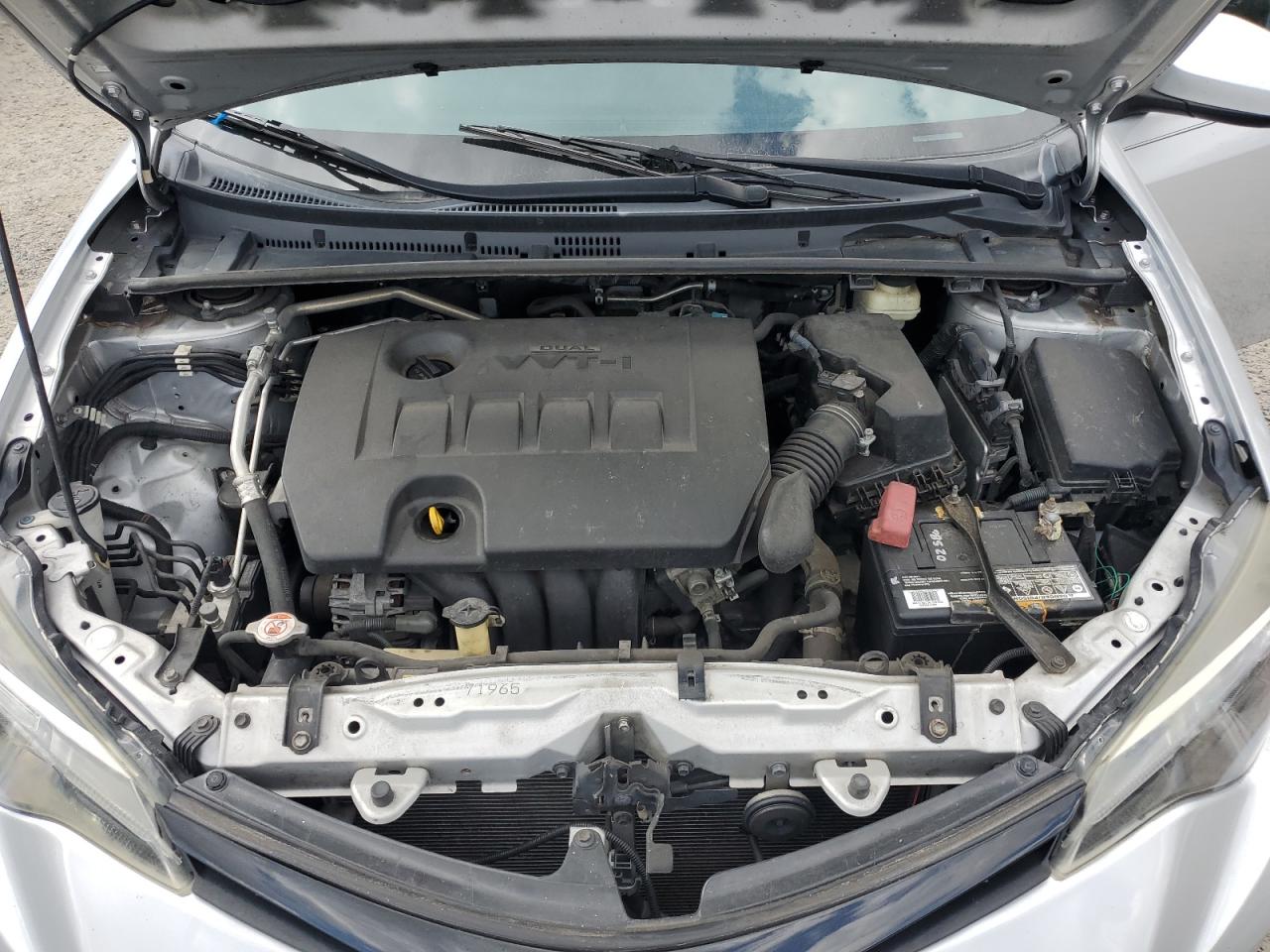 2017 Toyota Corolla VIN 2T1BURHE0HC841318 Copart auction photo, side damage thumbnail 12