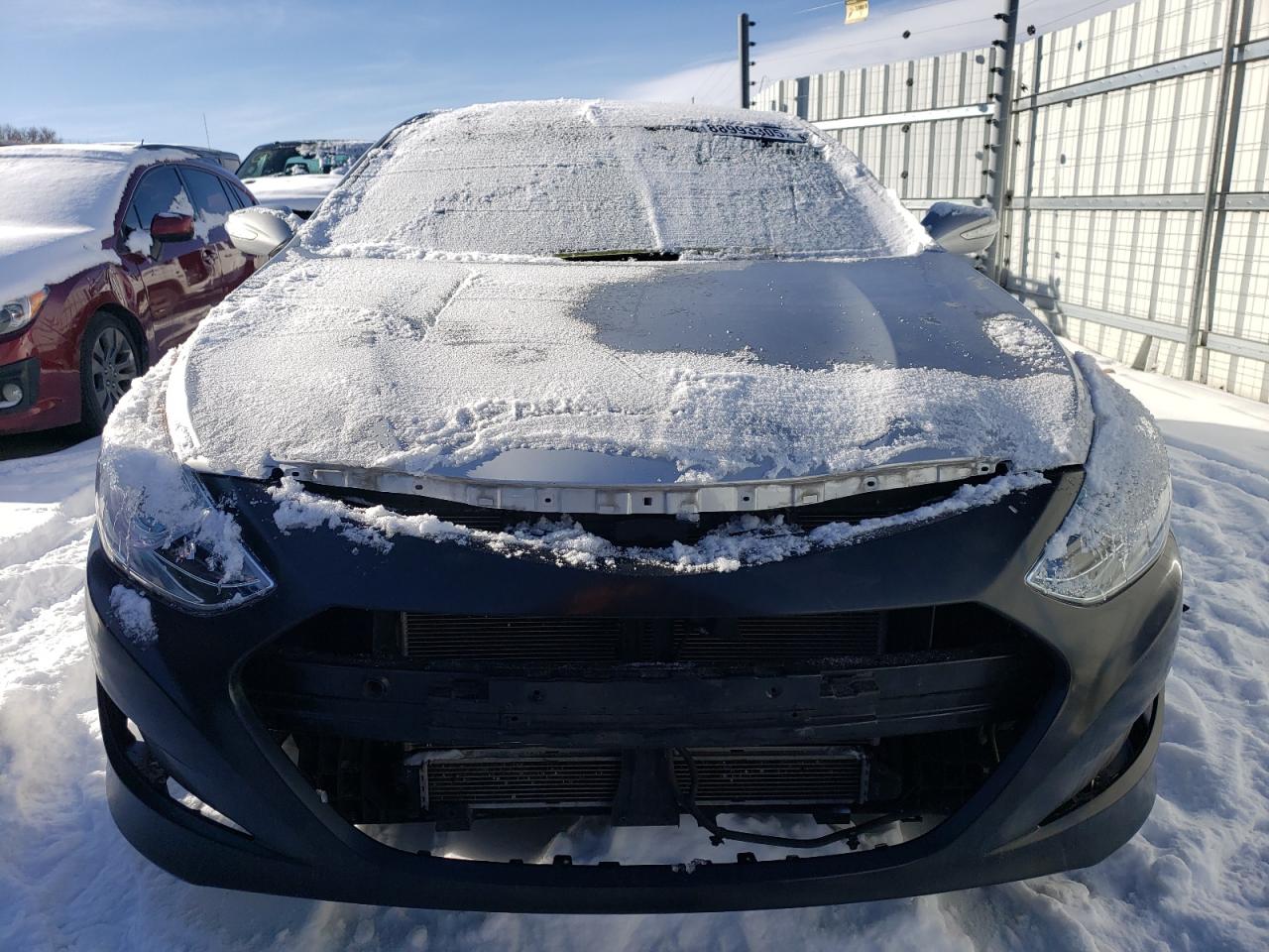 2015 Hyundai Sonata VIN KMHEC4A42FA133864 Copart auction photo, front end / rear end damage thumbnail 5