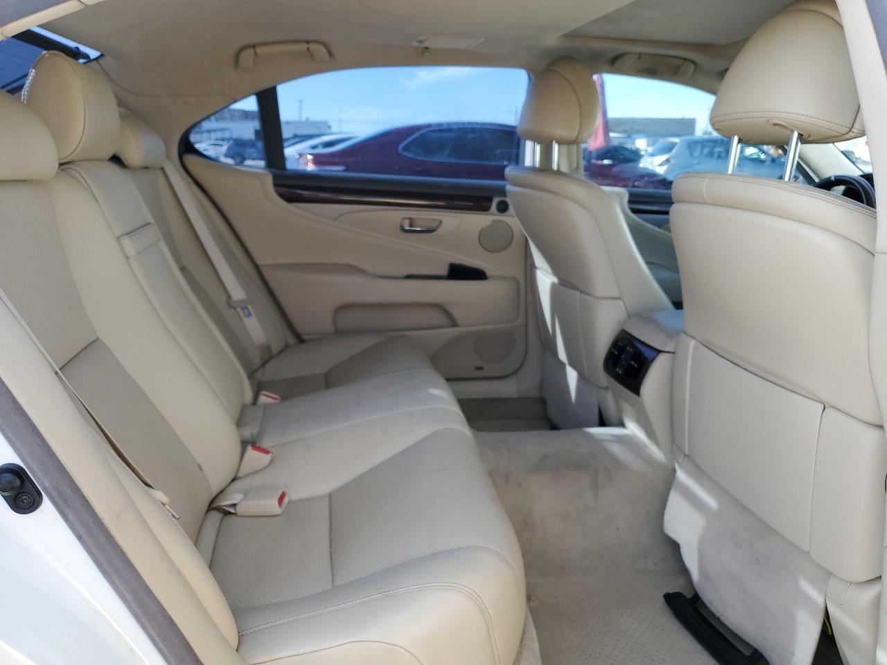 2014 Lexus LS VIN JTHGL5EF3E5053199 Copart auction photo, side / rear end damage thumbnail 10