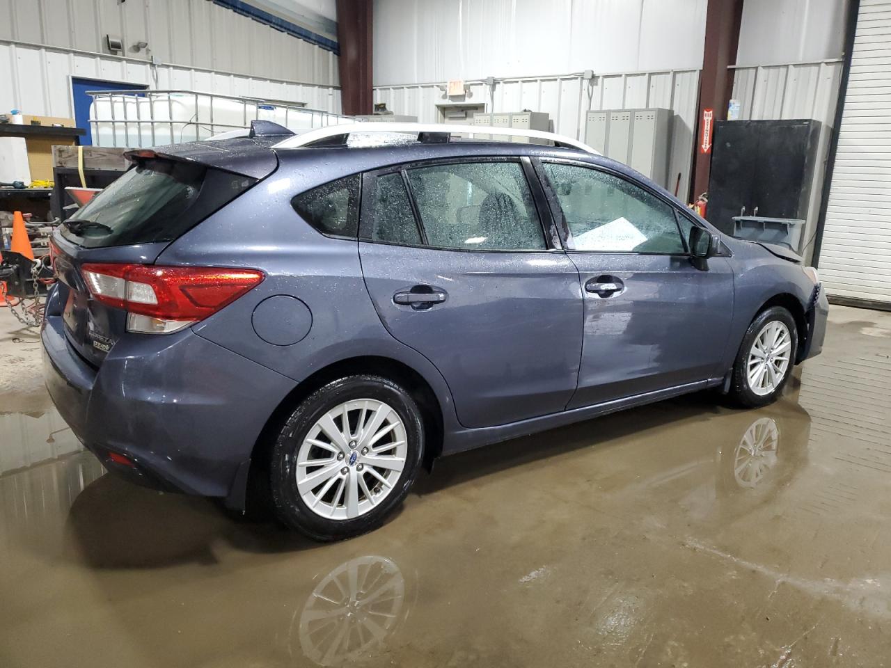 2017 Subaru Impreza VIN 4S3GTAB61H3717692 Copart auction photo, front end / top/roof damage thumbnail 3