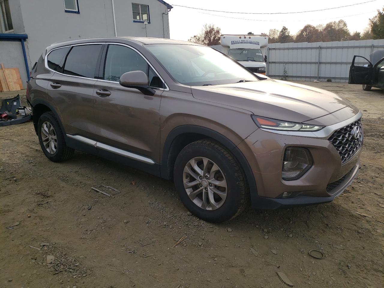 2019 Hyundai Santa Fe VIN 5NMS33AD4KH088167 Copart auction photo, rear end damage thumbnail 4