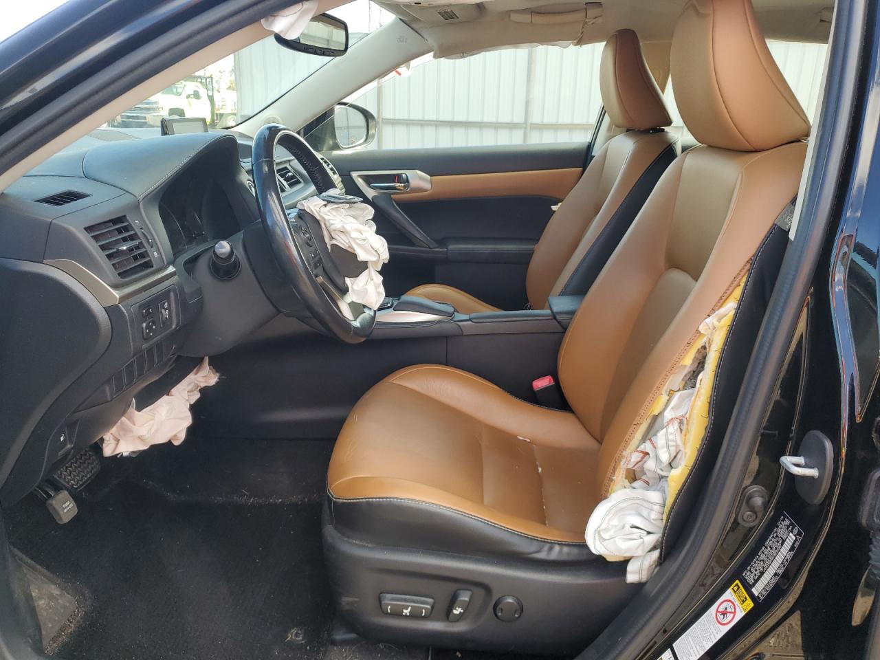 2015 Lexus CT VIN JTHKD5BH6F2232207 Copart auction photo, front end damage thumbnail 7
