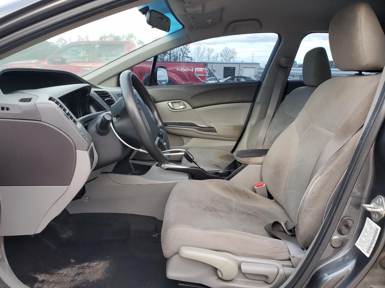 2012 Honda Civic VIN 2HGFB2F58CH560790 Copart auction photo, front end / rear end damage thumbnail 7