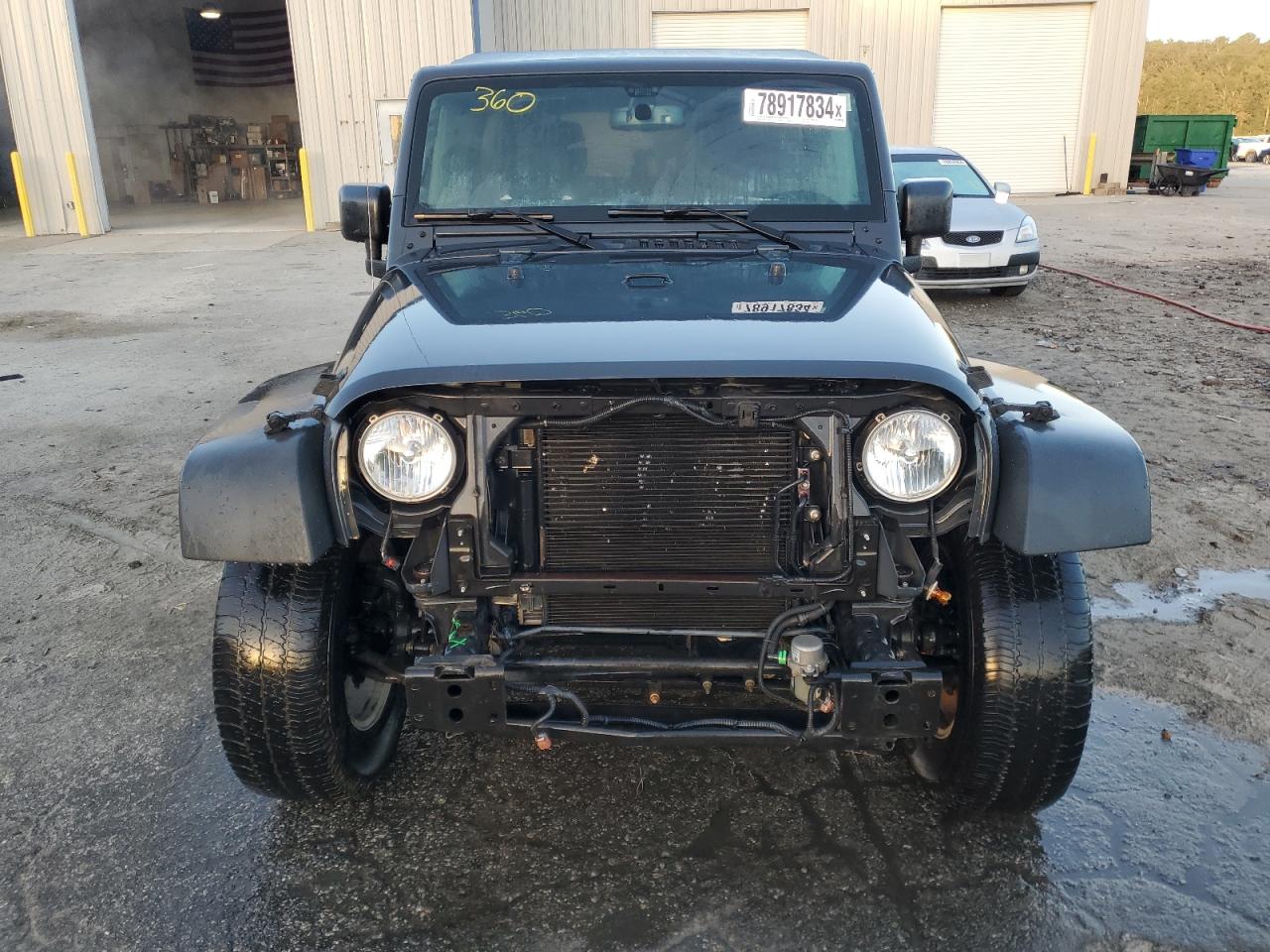 2017 Jeep Wrangler VIN 1C4BJWDG2HL670370 Copart auction photo, front end damage thumbnail 5