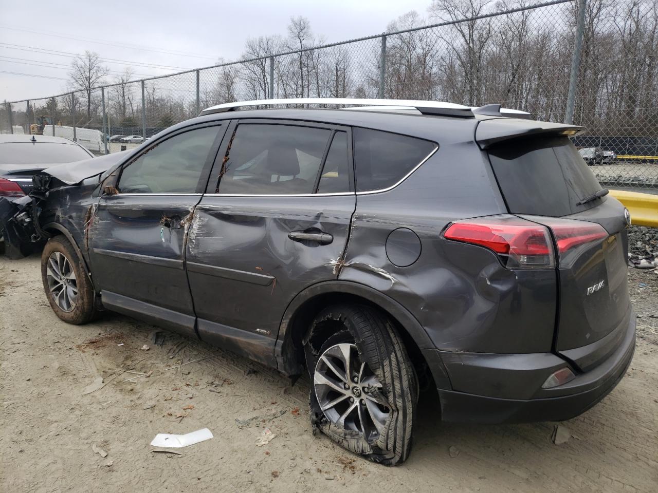 2016 Toyota RAV 4 VIN JTMRJREV8GD054064 Copart auction photo, front end / side damage thumbnail 2