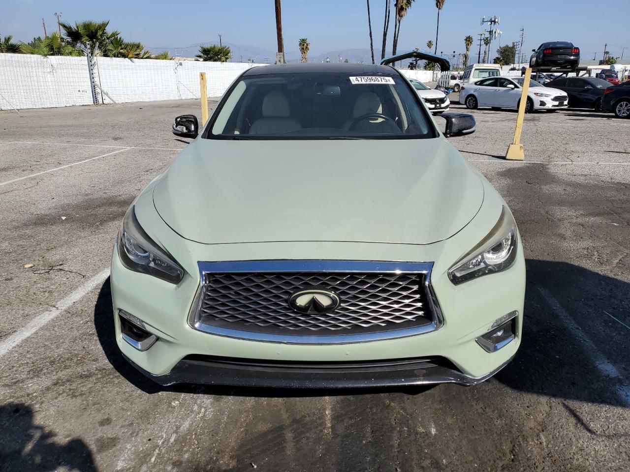 2018 Infiniti Q50 VIN JN1EV7AP5JM362608 Copart auction photo, rear end / minor dent/scratches damage thumbnail 5