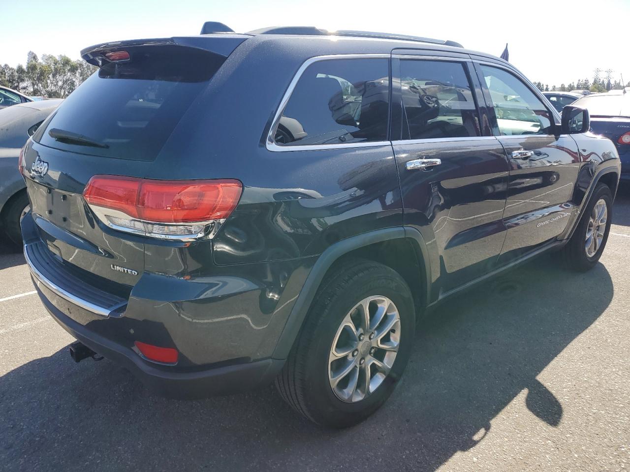 2015 Jeep Grand Cherokee VIN 1C4RJEBGXFC904103 Copart auction photo, front end damage thumbnail 3
